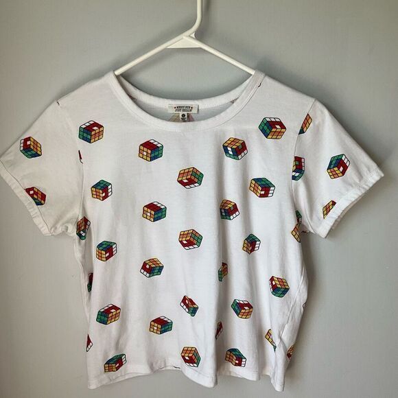 Messy Bun Rubik’s Cube Crop Top, M. Adorbs! - Picture 7 of 9